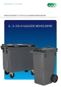 Affaldshåndtering udstyr