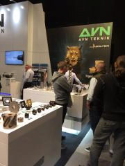 Dette billede illustrere AVN Teknik og AVN Pladeteknik godt fra start på VTM messen!