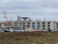 Dette billede illustrere Aarhus’ første DGNB-hotel får Troldtekt lofter