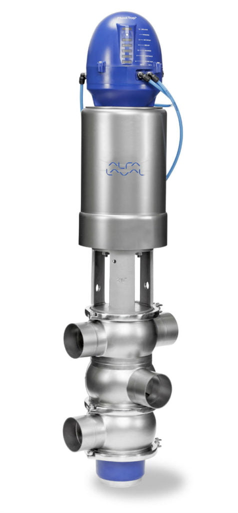 Dette billede illustrere Alfa Laval – Gør omstillingen sikker med denne nye tredobbelte Mixproof ventil