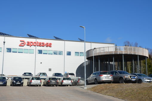 Dette billede illustrere Apotea automatiserer med SSI SCHÄFER