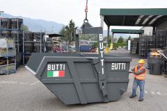 BUTTI – største self dumping bin (10.000 Lt) på det Italienske marked