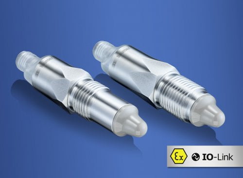 Dette billede illustrere Baumer – CleverLevel niveaukontakt med IO-Link til central konfigurering