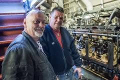 Dette billede illustrere Bornholmsk skipper valgte Hirtshals-firma til motoroverhaling