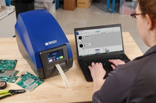 Dette billede illustrere Brady – Ny, smart labelprinter med enestående ydeevne