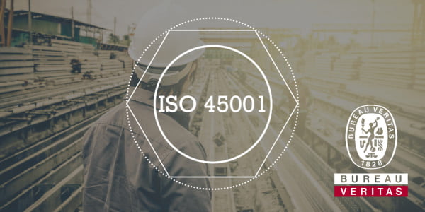 Dette billede illustrere Bureau Veritas – Vi er klar til at certificere jer efter DS/ISO 45001:2018. Er I klar?