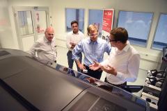 Dette billede illustrere Danfoss 3D printer sig ind på verdenskortet