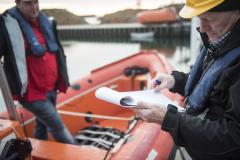 Dette billede illustrere Dansk-svensk samarbejde om sikkerhed og service sikrer nyt fartøj fra svensk skibsreder
