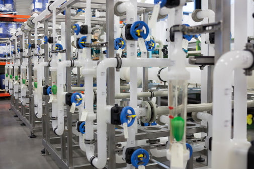 Dette billede illustrere GPA Flowsystem – Fordelene er mange med High-Purity