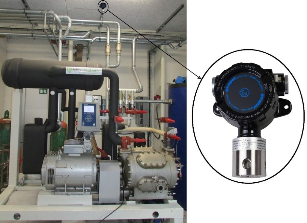 Dette billede illustrere Geopal – Hvilken gasalarm bruger I til jeres NH3 anlæg?