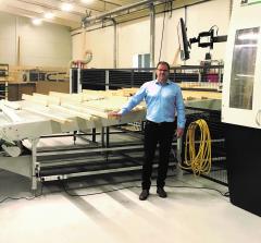 Dette billede illustrere Glaseksperten – Nyt CNC-anlæg fordobler produktionskapacitet