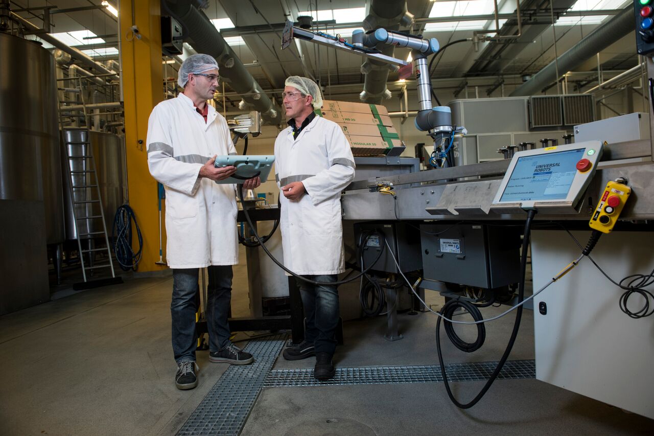 Dette billede illustrere Ketchupeffekt i cobot-salg kræver fordobling af sælgerskare