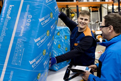 Dette billede illustrere Knauf Insulation giver nye kunder