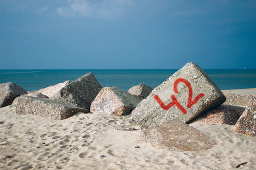 Dette billede illustrere Krüger – Oprensning af kviksølv fra Høfde 42