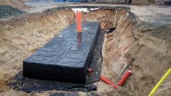 Dette billede illustrere Millag – Præfabrikerede løsninger forkorter byggetiden i drivvåde Danmark