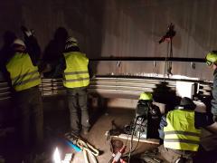 Dette billede illustrere NORTEK leverer sin hidtil største stålkompensator på det Danske marked