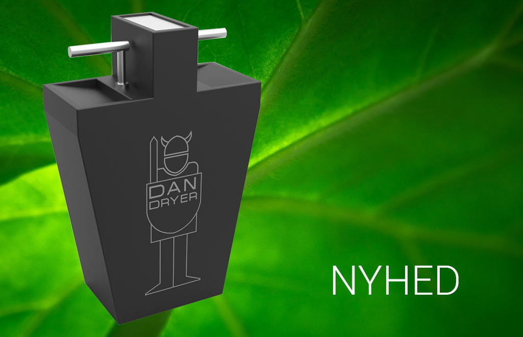 Dette billede illustrere Nye DAN DRYER AirTap håndtørrere