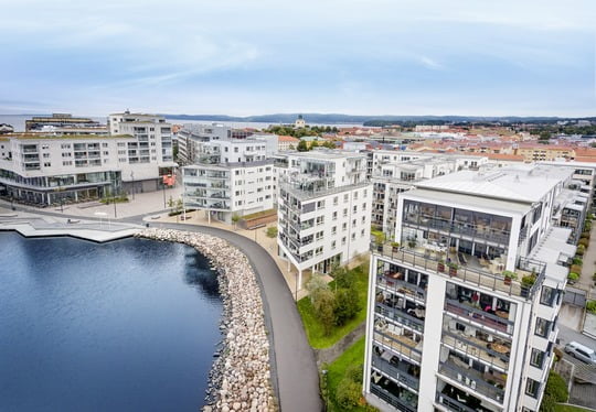 Dette billede illustrere Nyt terrassesystem fra ROCKWOOL effektiviserer byggeriet og skåner tagdækkeren