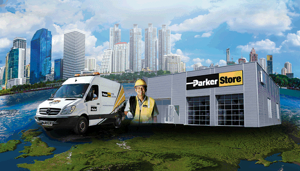 Dette billede illustrere Parker – Din lokale hydraulik og pneumatik specialist