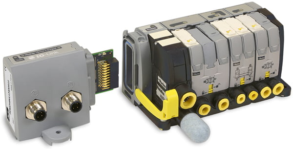 Dette billede illustrere Parker Hannifin – Moduflex IO link