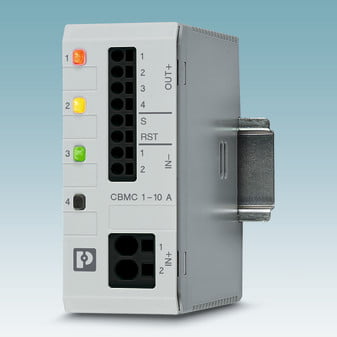 Dette billede illustrere Phoenix Contact – Nye varianter af CBMC-automatsikringer