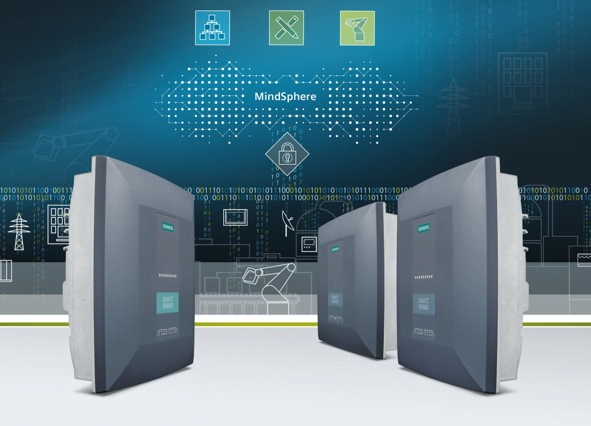 Dette billede illustrere RFID og IoT med Siemens