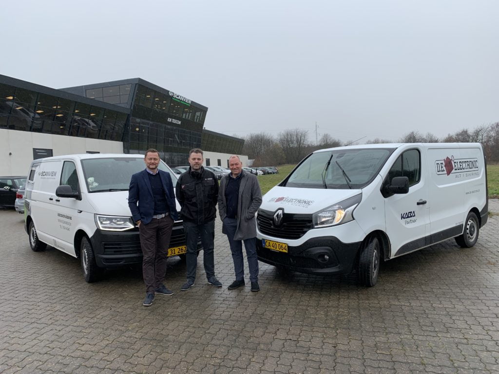 Dette billede illustrere Scanview overtager sikringsfirma og bliver totalleverandør