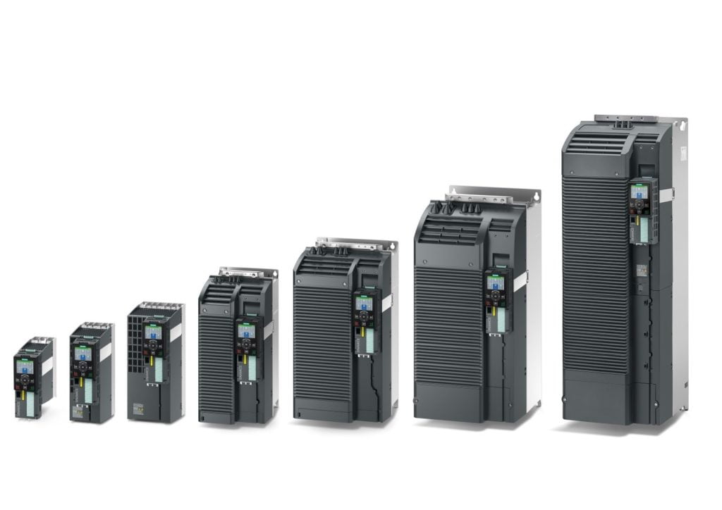 Dette billede illustrere Siemens Sinamics-drev erstatter Micromaster