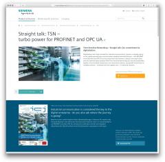 Dette billede illustrere Siemens – Time-Sensitive Networking
