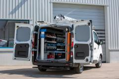 Dette billede illustrere Sortimo sætter en stopper for ubudne gæster i varebilen