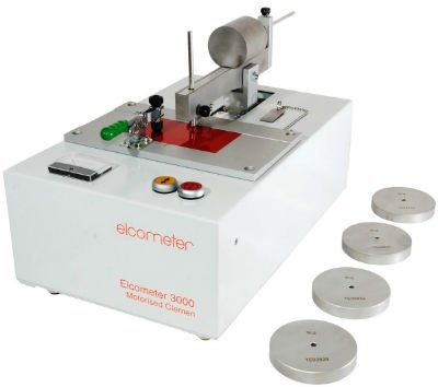 Dette billede illustrere Strenometer – Ridsehårdhedsmåler Elcometer 3000 Clemen