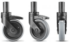 Dette billede illustrere TENTE præsenterer Verdens eneste metal-fri enkelthjul med høj belastning