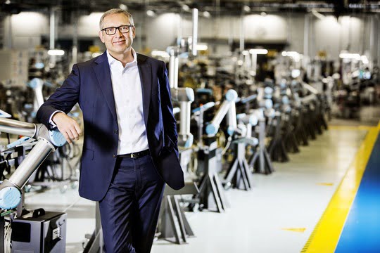 Dette billede illustrere Universal Robots præsterer fortsat høj vækst med tocifret vækstrate