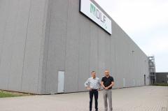 Dette billede illustrere Verdens største producent af græsfrø vælger automatisk pakke- og palleteringslinje fra Egatec