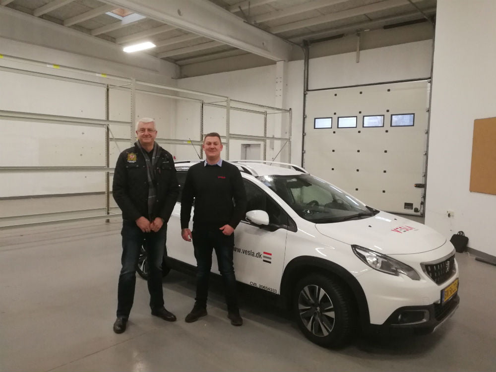 Dette billede illustrere Vesla etablerer afdeling Østjylland i Aarhus