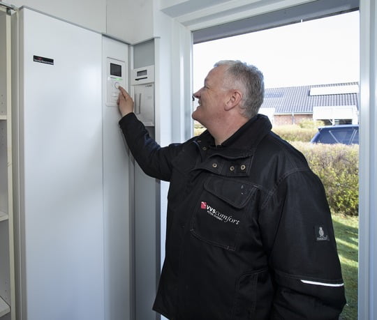 Dette billede illustrere Vølund Varmeteknik – Jordvarme slår jordvarme på Rømø