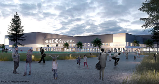 Dette billede illustrere WindowMaster – Holbæk Sportsby løfter niveauet for indeklima med naturlig ventilation