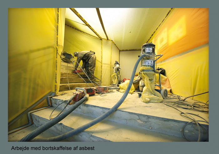 Dette billede illustrere Byg Erfa – Arbejde med asbest eller asbestholdige materialer