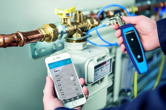 Dette billede illustrere Elma Instruments udstiller på VVS´17 stand C3036