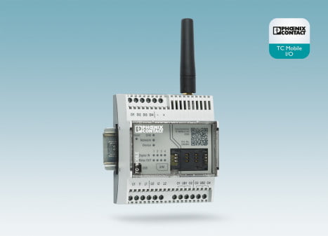 Dette billede illustrere Phoenix Contact – Ny firmware og app til mobilt I/O-system