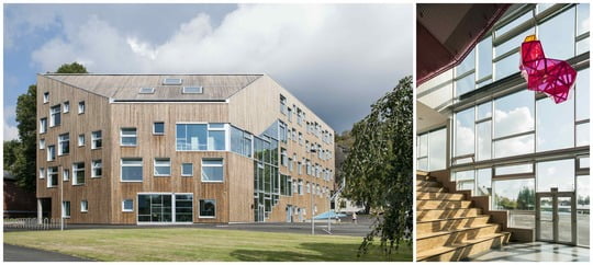 Dette billede illustrere WindowMaster – Nye tal fra norsk skole påviser effekten af hybridventilation: sparer over en kvart million kroner om året