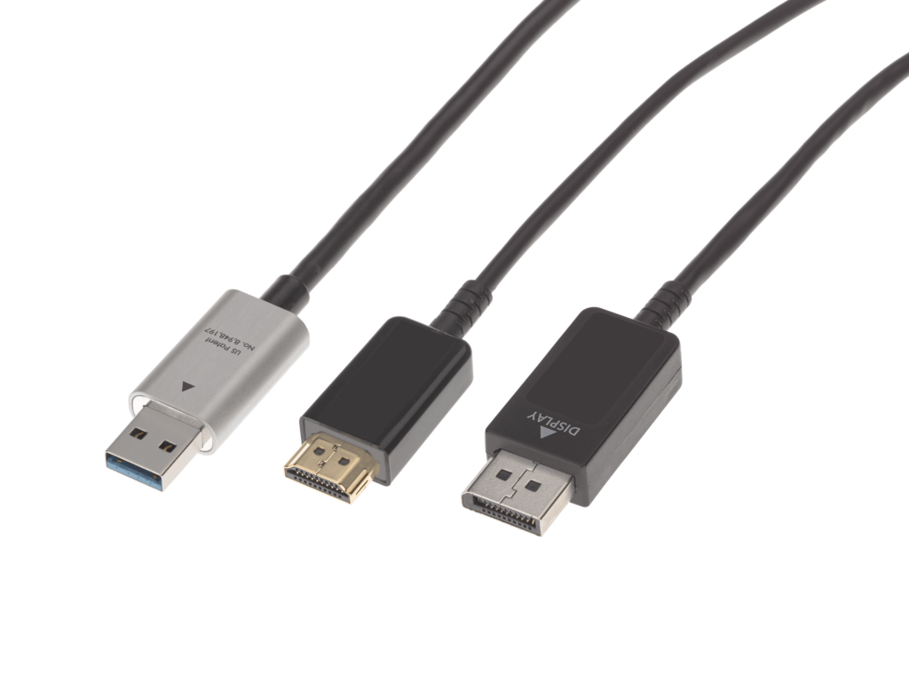 Dette billede illustrere Molex viser, hvordan Aktive Optiske Kabler hjælper til at forbinde fremtidens elektronik, på EOT 2019