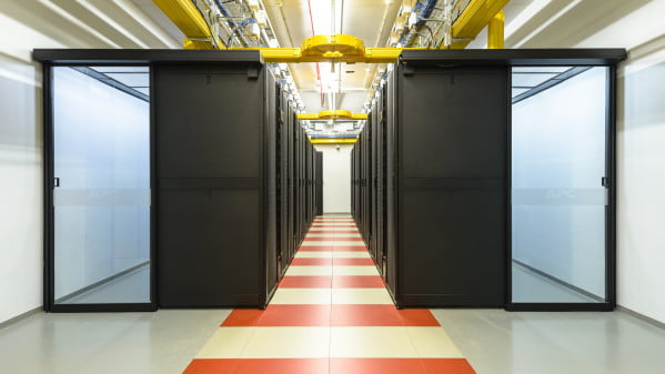 Dette billede illustrere Teracom satser på colocation og vælger datacenter fra Schneider Electric for at sikre oppetiden
