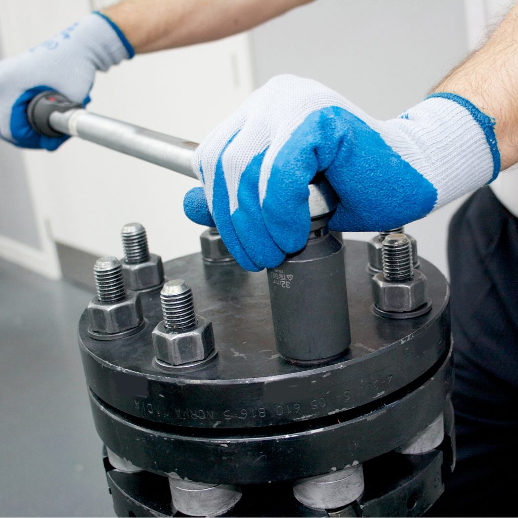 Dette billede illustrere Betech – Oplev Best Practice for boltede flangesamlinger