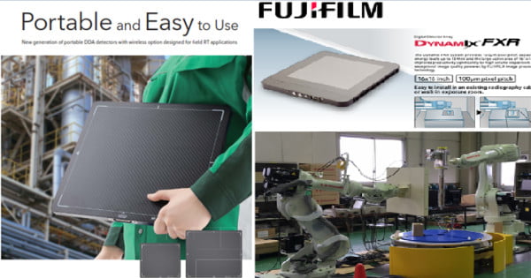 Dette billede illustrere Caltech – Non-Destructive Testing (NDT) System fra Fujifilm “Making the invisible visible”