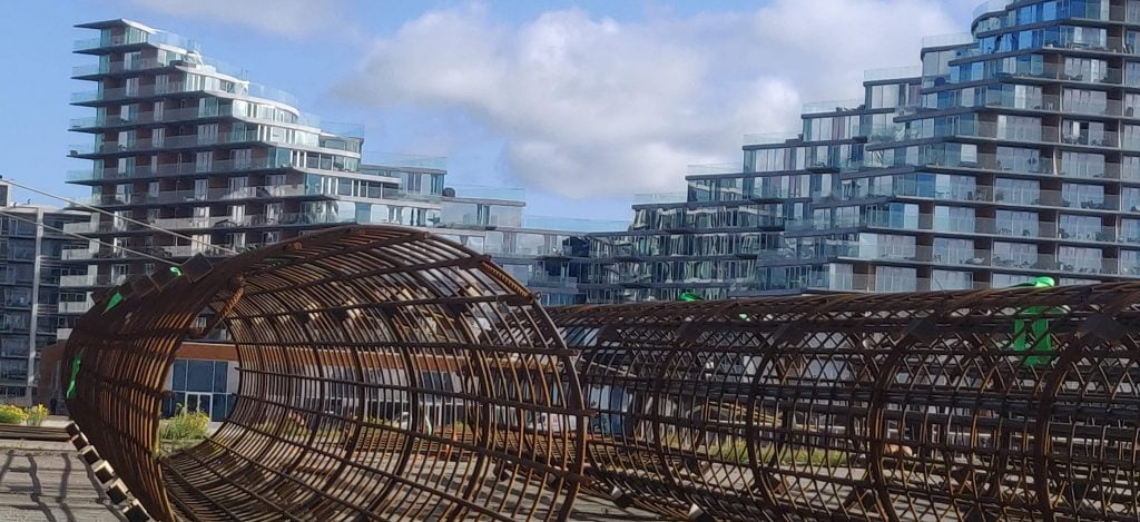 Dette billede illustrere Celsa Steel Service – Aarhus får CO2-venlig armering til Danmarks højeste boligbyggeri