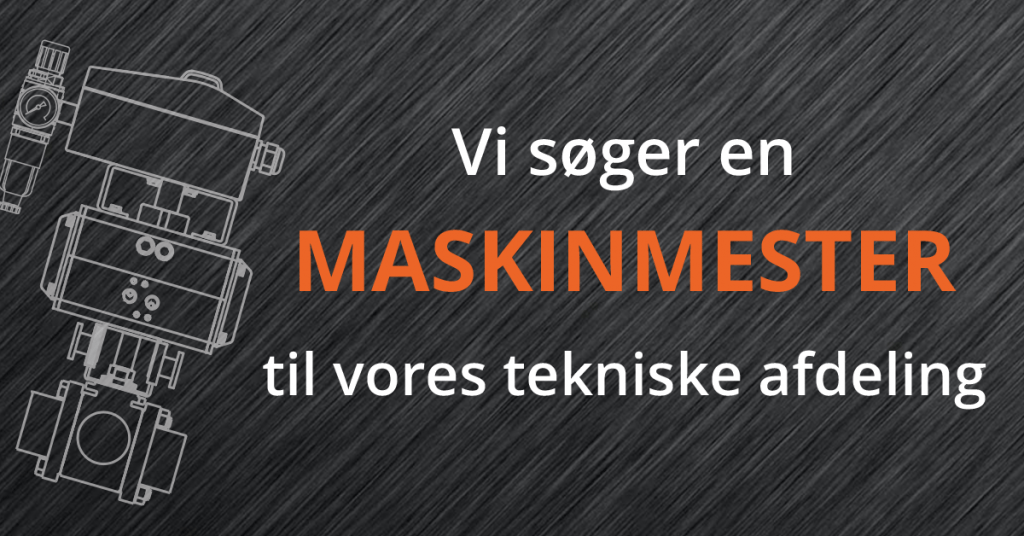 Dette billede illustrere Dansk Ventil Center A/S søger maskinmester