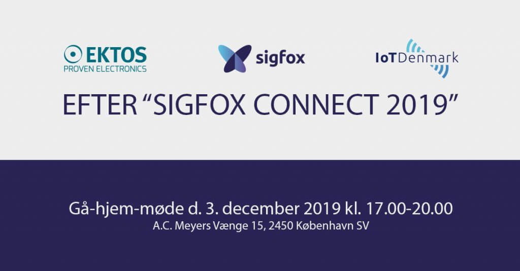 Dette billede illustrere Gå-hjem-møde “Efter Sigfox Connect 2019” d. 3. december kl. 17.00-20.00