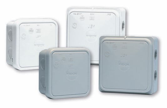 Dette billede illustrere Fibox Junction box – Vedligholdelsesfri og vejrbestandig