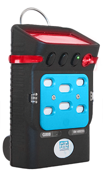 Dette billede illustrere GfG gasdetektor – Model G888 fra HH Instruments